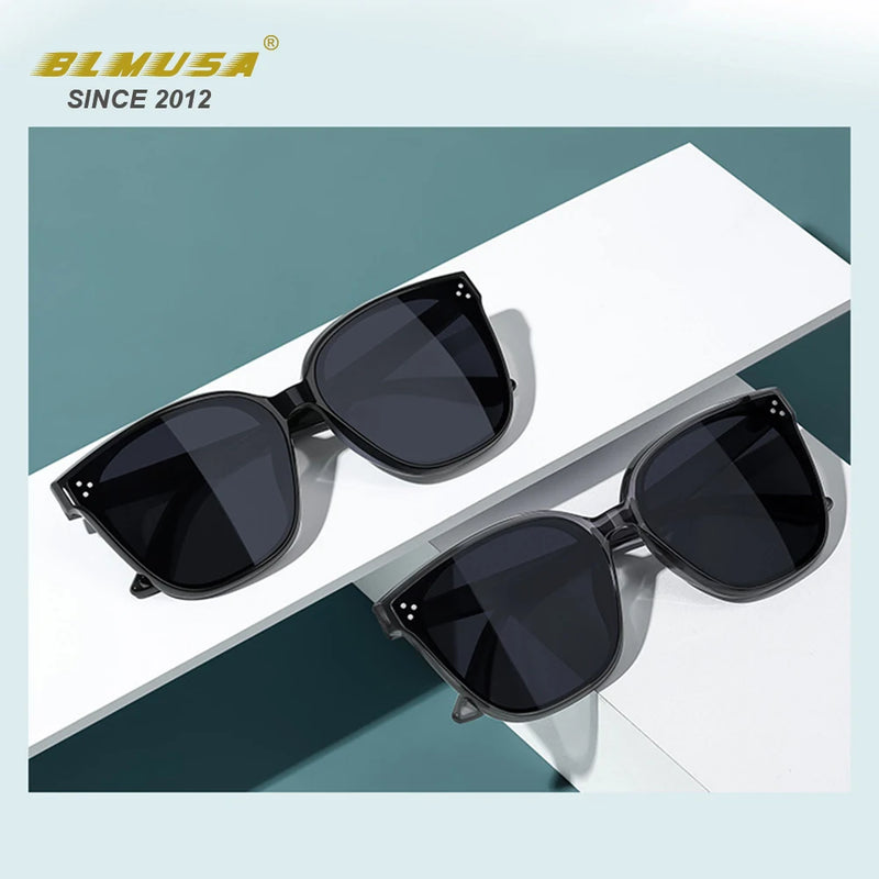 BLMUSA 2022 New Trend Sunglasses For Women And Men Simple Design Decorative Glasses Car Driving Eyewear Unisex Sun Glasses UV400