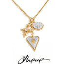 Yhpup 80+5cm Stainless Steel Cross Heart Pendant Long Necklace 2026 New Arrivals Fashion Attractive Europe Statement Jewelry