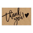 50Pcs Kraft Thank You Cards Small Business Supplies for Boutique Shops Thank You For Shopping Cards