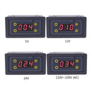 0.01s-999min Delay Relay Module with LCD Display for DC 5V 12V 24V Digital Timer Cycle Delay Control Switch Module AC 110V-220V