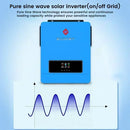 SUMRY ON Off Grid Solar Inverter Pure Sine Wave 3.6kw 4.2kw 6.2kw 220VAC Hybrid Solar Inverter 24V 48V MPPT Solar Charger