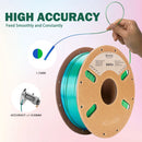 ERYONE Promotion New Dual Color Filament Matte Silk PLA For FDM 3D Printer Color Changing 1.75mm ±0.03 Fast delivery