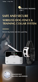 The Boundary Keeper | Intelligent Wireless Pet Containment System for Up to 3 Dogs