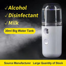 USB Portable 30ml Mini Nano Mist Sprayer Face Spray Facial Steamer Moisturizing Air Humidifier Skin Care Beauty Instruments