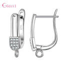 Fabrikverkauf Sonderangebote 925 Silber Nadel DIY Schmuck Zubehör Ohrring Huggies für Handarbeit Schnelle Lieferung Damen Kleine Ohrringe