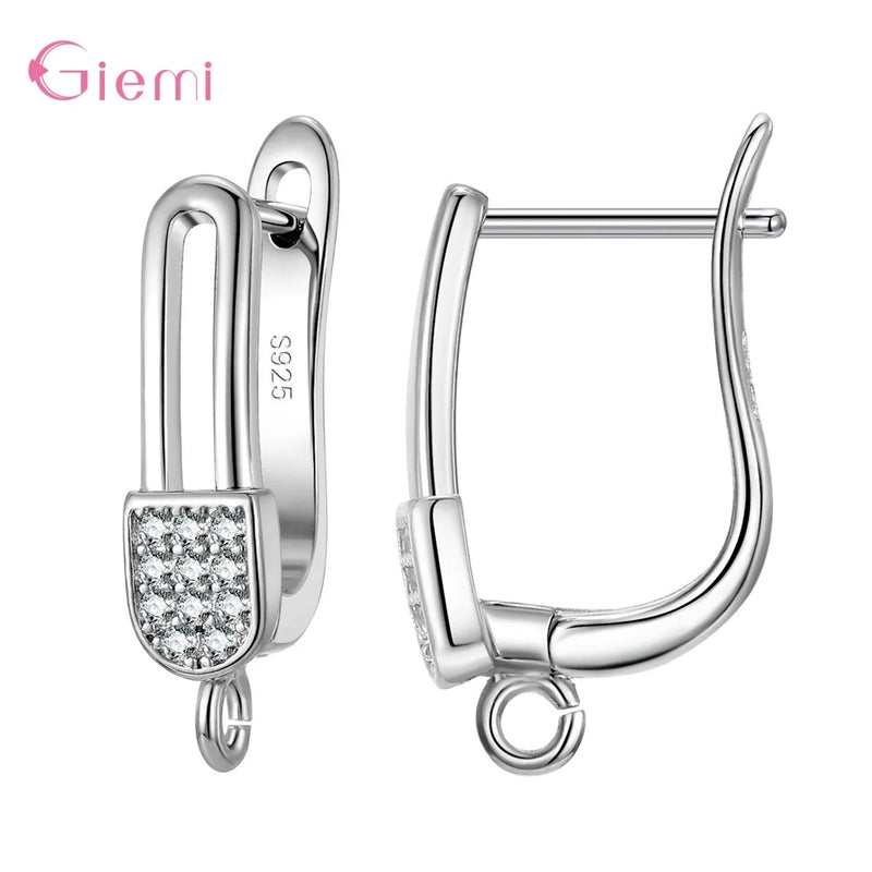 Factory Sale Spepcials 925 Silver Needle DIY Jewelry Accessory Earring Huggies For Handmake Fast Delivery Women Small Earring