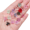 About20Pcs Glass Beads, Small Lily Scattered Beads, Handmade DIY 'Making Couple Bracelets, Necklaces, Earrings, Jewelry Accessor