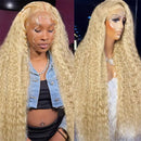 13x6 Hd Lace Frontal Wig 613 Blonde Wig 13x4 Lace Human Hair Wigs Deep Wave Brazilian Hair Curly Human Hair Wigs For Women