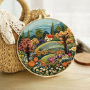 3D Handmade Embroidery Kit Junior Newbie Handcraft Creativity Embroidery Diy Warm House Material Pack, Mother's Day, Birthday, H