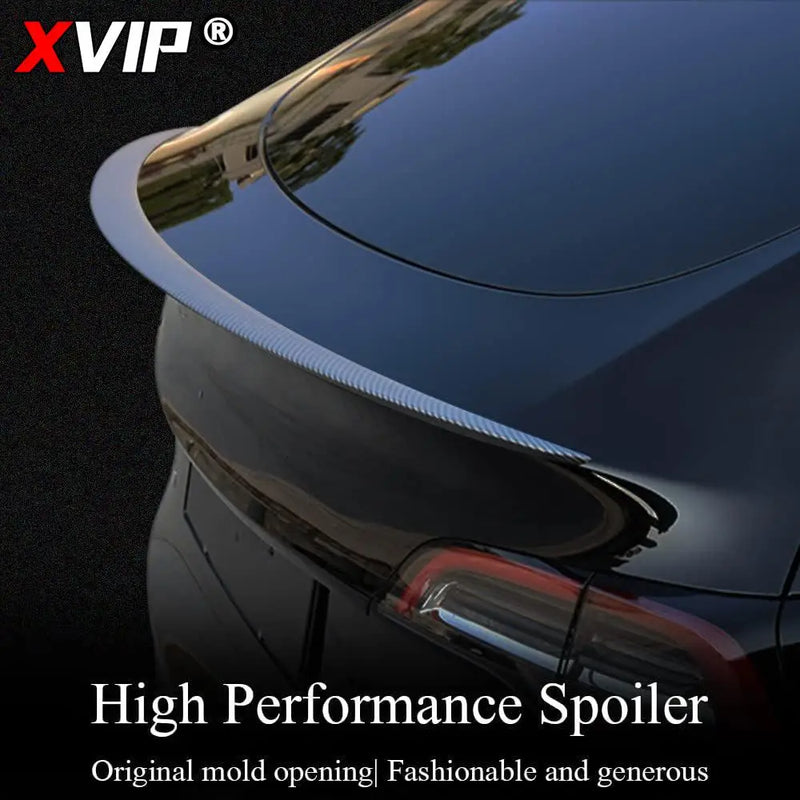 XVIP Real Carbon Fiber Wing For Tesla Model 3 17-23 Highland Trunk Lid Spoiler Compatible With Model Y 21-24 Exterior Accessory