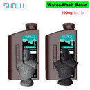 SUNLU 2KG Water Washable / Water Washable ABS Resin Resin 1000G/Bottle 405nm Rapid UV-Curing Photopolymer Resin For LCD 3D Print