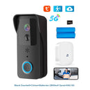 5G 2.4G WLAN Video Türklingel 1080P Tuya Smart Outdoor Funk-Gegensprechanlage Wasserdichte Wireless Kamera mit AC/DC-Stromversorgung
