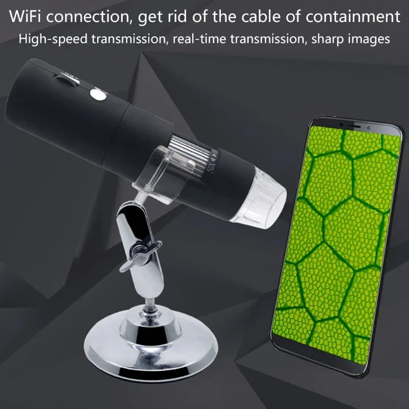 Newest 3 colors 1080P WIFI Digital 1000x Microscope Magnifier Camera for Android ios iPhone iPad