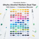 The Pigment Atelier | Ohuhu Honolulu Alcohol Marker Set, Refillable Dual-Tip (24–320 Colors)