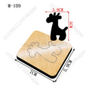 Cartoon pattern New Cutting Dies 2024 New Arrivals Scrapbooking 16MM Knife Suitable for Most Wooden Cutting Dies Machines