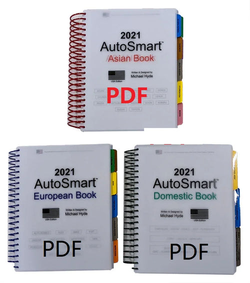 2021 AutoSmart 3 E-Book-Set – Asiatisches, europäisches und heimisches Buch-Set – Von Michael Hyde LockSmith