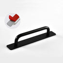 Adhesive Cabinet Handles Self Stick Drawer Pulls Stick On Handle Black Cabinet Pulls No Drilling Push Pull Helper For Kitchen