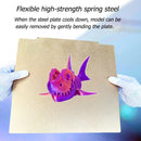 250x250mm For QIDI Q1 Pro, Ankermake M5 PEI Sheet Double Sided Powder Coated Spring Steel Sheet Textured PEI For Anker Make M5