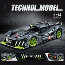 City Technical Racing Car Toy 1:14 Super Speed Sport 1280pcs Building Blocks Christmas Easter Construction Bricks Gifts