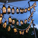 Vintage Kerosene Bottle Solar Lights 8 Modes Garden Lights Outdoor Fairy Light Backyard Lawn Party Christmas