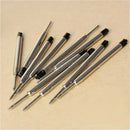 10pcs Black Ballpoint Pen Ink Refills Fine Point Medium For Parker Style Replace