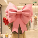 DIY EVA Giant Christmas Bow Shop Display Wedding Outdoor Party Backdrop Arch Decor Festivity Occasion Car Decoration Giant Bow