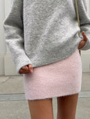 Hirsionsan 2025 New Soft Loose V Or O Neck Knitted Sweaters Women Winter Solid Female Pullovers Warm Basic Knitwear Jumper