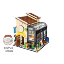 194PCS City Building Blocks Sets Kits Friends House Bedroom Kitchen Model 3 IN 1 Deform Brinquedos Educational Toys for Girls