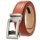 Cow Leather Men Belt 2024 New Automatic Genuine Leather Belts For Men Casual Brand Men's Belt Cowskin Strap Blue Brown B337