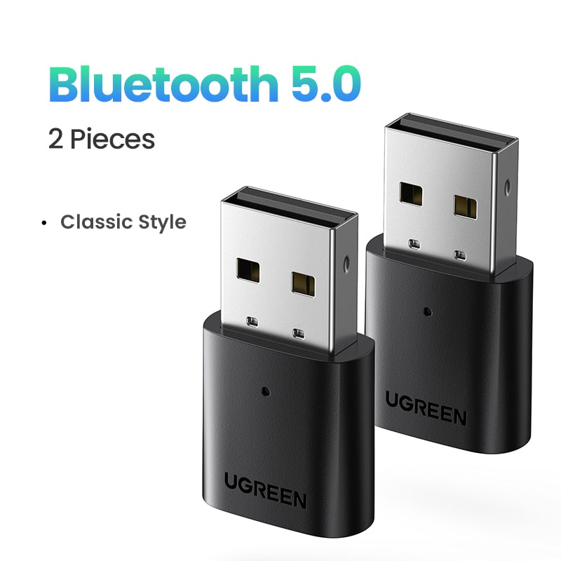 UGREEN USB Bluetooth 5.3 5.0 Adapter Receiver Transmitter EDR Dongle for PC Wireless Transfer Bluetooth Headphone Speakers Mouse