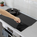 Induction Cooktop Mat Silicone Anti-Scratch Induction Cooktop Protector Mat Heat-Resistant Non-Slip Kitchen Counter Protect Mat