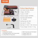 SucceBuy Belt Disc Sander Combo with 5A/4.3A/2.5A Induction Motor Sanding Machine Woodworking Deburring Grinder Combo Bench
