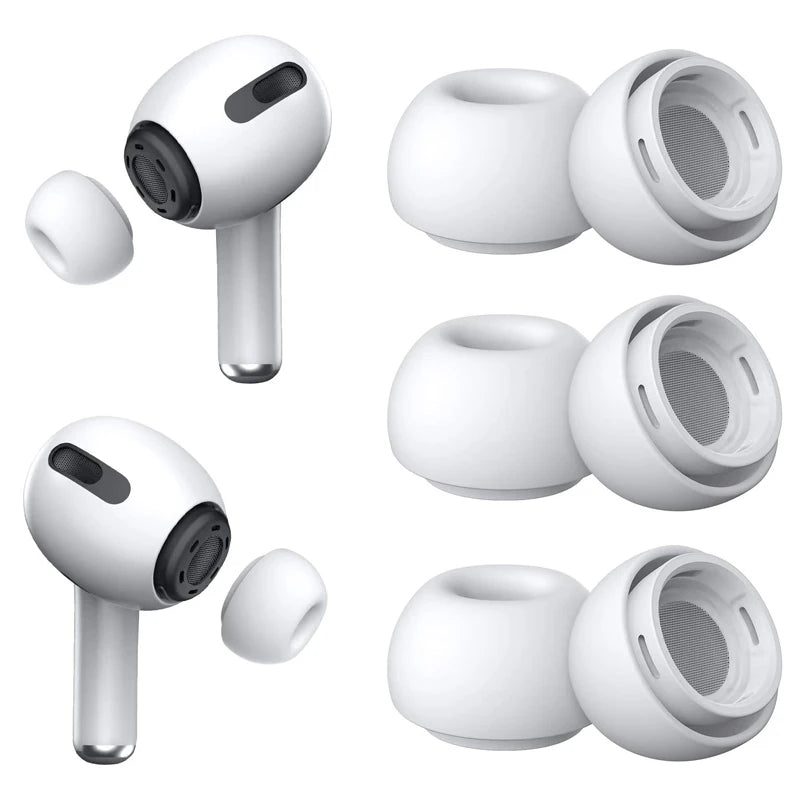 For Airpods Pro 1/2 Gen Soft Silicone Ear Tips Protective Earbuds Cover Ear-pads For Apple Air Pods Pro 2 Earcap Accessories