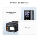 60W Wireless Portable Inflation Pump, 1800mAh Dual Battery, 5 Modes (Car/Bicycle/Motorcycle), LED, Auto Shut-Off, Type-C