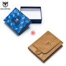 BULLCAPTAIN New Men's Business Wallet Features RFID  Blocking Card Holder Brand Design Wallet's China Genuine Leather Purse Men
