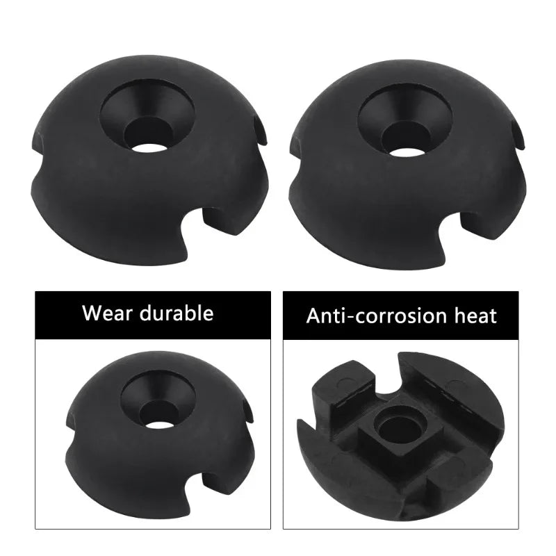 10pcs Nylon Large Deck Line Guide Round Outfitting for Kayak Canoe