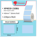 Phomemo M110 Thermischer kabelloser Etikettendrucker Tragbarer Bluetooth-Aufkleber Mini-Drucker Barcode-Etikettenhersteller Preisschilddrucker DIY