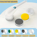5-in-1Multifunctional Electric Cleaning Brush usb charging Bathroom Wash Brush Kitchen Cleaning Tool Dishwashing Brush Bathtub