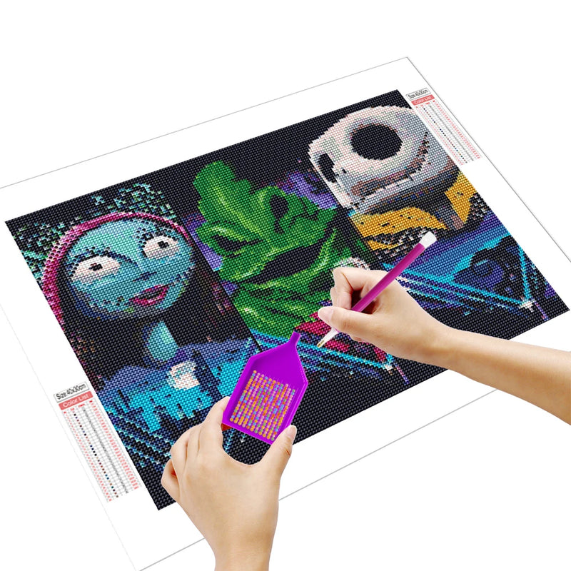 Disney 5D Diy Diamond Painting Nightmare Before Christmas Unique Gift Art Embroidery Sale Skeleton Mosaic Home Decoration