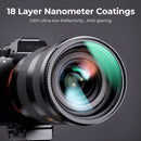 K&F Concept 37-86mm UV Filter Lens Optics with Multi Coated Protection for Camera Lenses 49mm 52mm 55mm 58mm 62mm 67mm 77mm 82mm