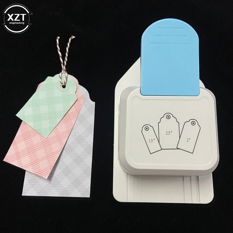 NEW 3 in 1 Tag Punch Corner Rounder Cutter Paper Label Punch for Scrapbooking Card for DIY Paper Card Photo Card Making Supplies