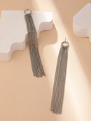 Statement Long Chain Tassels Earrings for Women Wedding Party 2023 Vintage Designer Dangle Earring Fashion Jewelry
