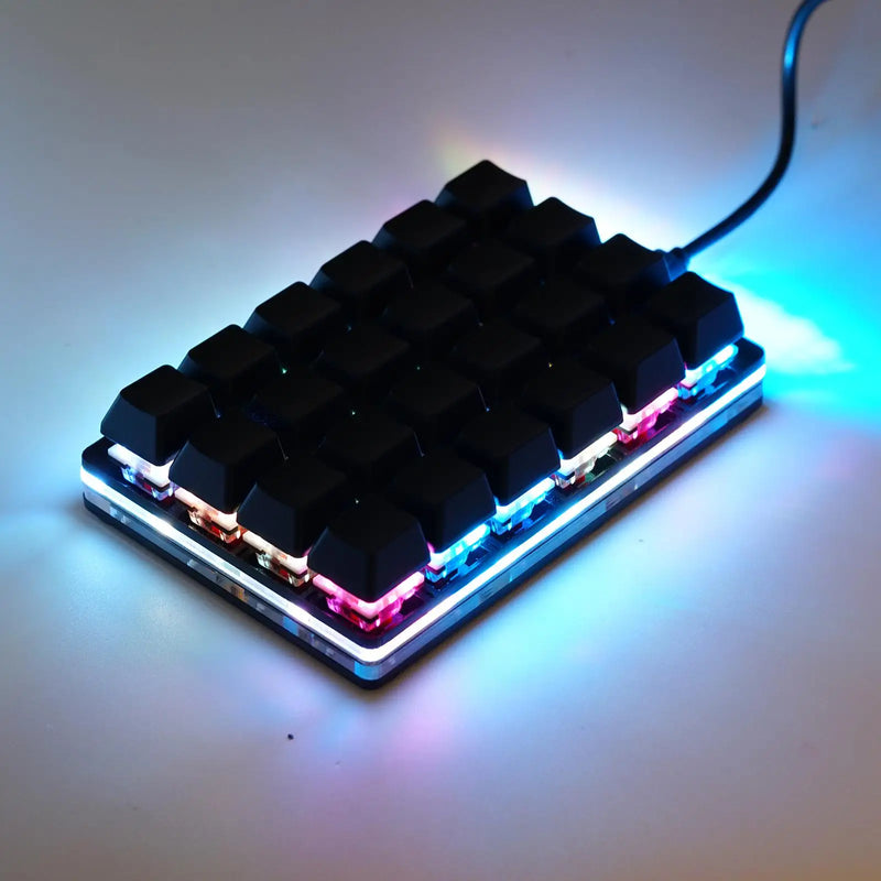 Mini Keyboard 2/6/8/12/16/24Keys Macro Custom Gaming Keyboard Programmable DIY Mechanical Keyboard Macro Keypad PS Drawing