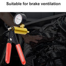 Manuelle Vakuum-Druckpumpe Bremsflüssigkeitsentlüfter-Kit Vakuumpistolenpumpe Tester Tragbares Vakuummeter Autoreparaturwerkzeug