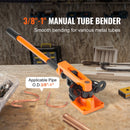 SucceBuy Manual Pipe Bender 7 Bending Dies Multifunction Steel Copper Tube Bending Machine Lever Heavy Duty Tube Bender Tools