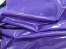The Lacquer | Glossy PVC Leather A-Line Midi Dress