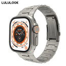 Lululook Titanium Band For Apple Watch Ultra 49mm Band 45mm 44mm 42mm Titanium Strap For iWatch Ultra SE Series 9 8 7 6 5 4 3 2