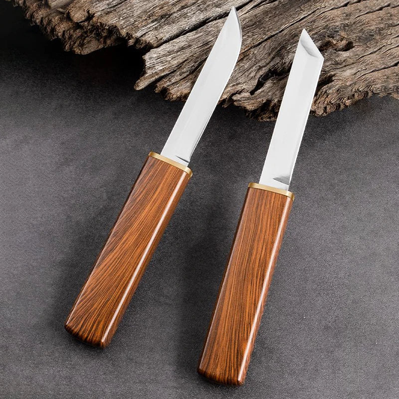 High-grade Double Knife Stainless Steel Easy To Carry Knives High Hardness Fruit