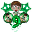 Ben-10 Party Decoration Balloon Cartoon Huge Boy Round 18 inch Balloon Birthday Party Supplies Kids Favor Baby Shower Gift