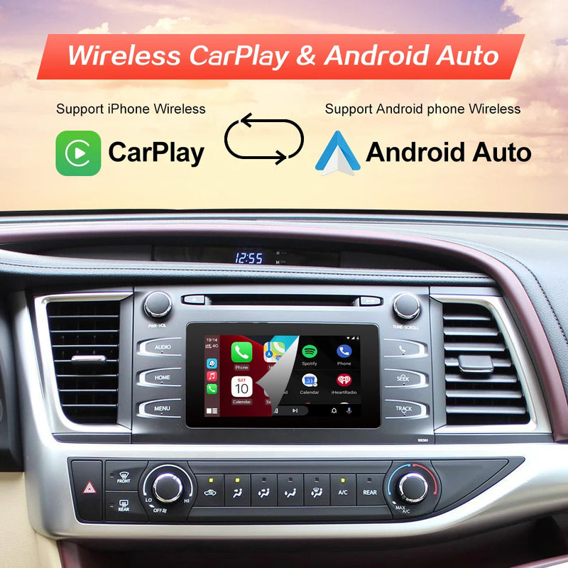 Wireless Carplay Android Auto Decoder For TOYOTA Touch2 Entune2.0 Highlander Auris Sienna Prius Yaris Camry Corolla Avensis RAV4